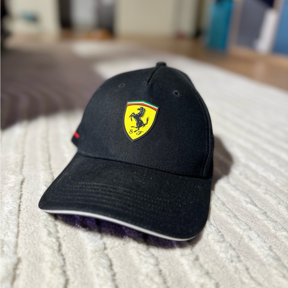 Ferrari Black Cap with Logo